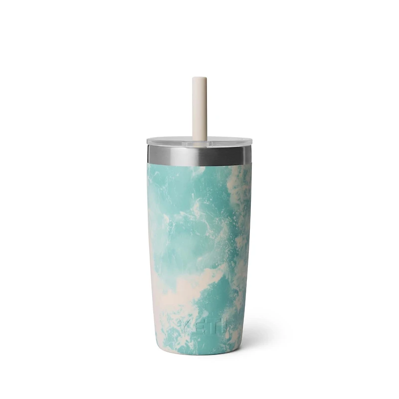 Sea View Rambler 10oz Tumbler with Silicone Straw