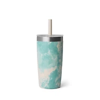 Sea View Rambler 10oz Tumbler with Silicone Straw