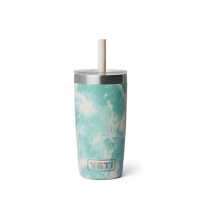 Sea View Rambler 10oz Tumbler with Silicone Straw