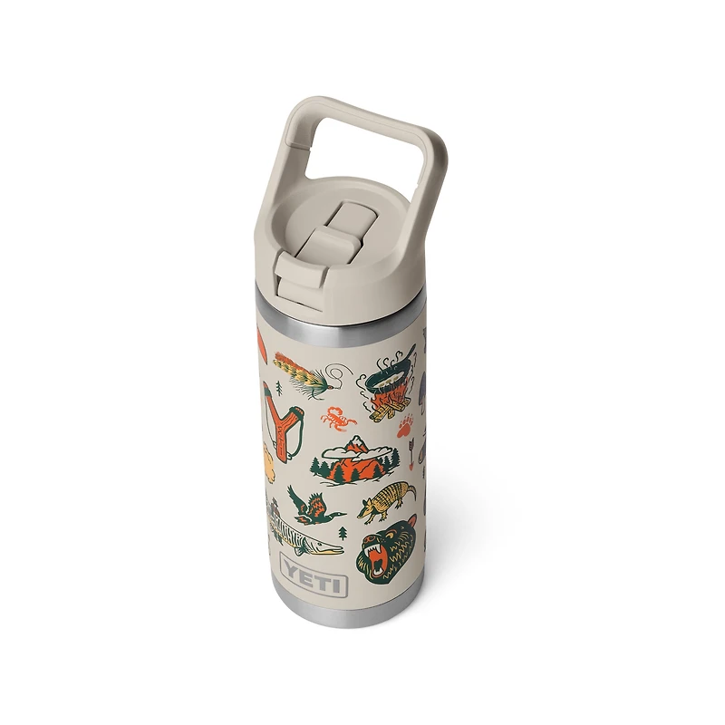 Cape Summer Camp Rambler 18oz Straw Bottle