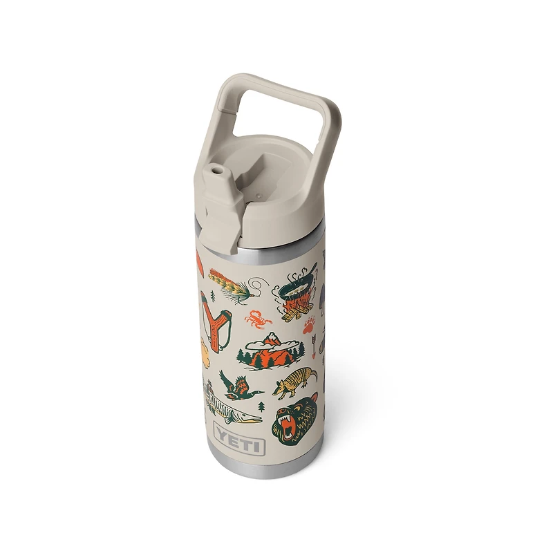 Cape Summer Camp Rambler 18oz Straw Bottle