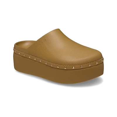 Dylan Platform Studded Clog Slip-On Shoes Umber