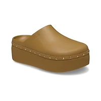 Dylan Platform Studded Clog Slip-On Shoes Umber