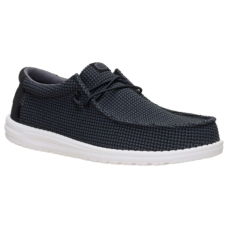 Men's Wally Stretch Jersey Shoes Black and White