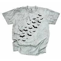 Scattered Bats Mineral Washed Short Sleeve T-Shirt