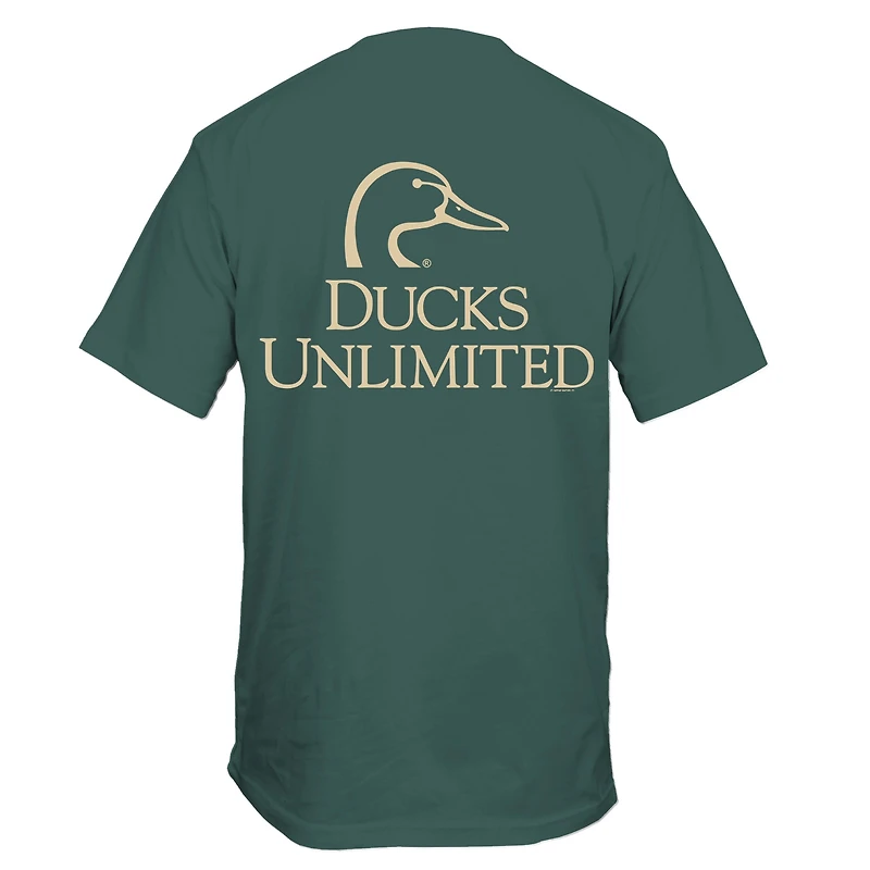 Ducks Unlimited Original Logo Short Sleeve T-Shirt Blue Spruce