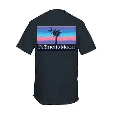 Youth Sunset Short Sleeve T-Shirt Heather Navy