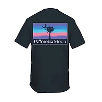 Youth Sunset Short Sleeve T-Shirt Heather Navy