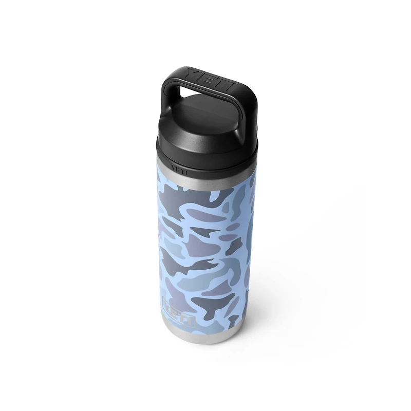 Blue Camo Rambler 18oz Chug Bottle