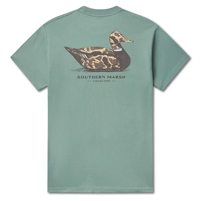 Vintage Duck Decoy Short Sleeve T-Shirt Burnt Sage