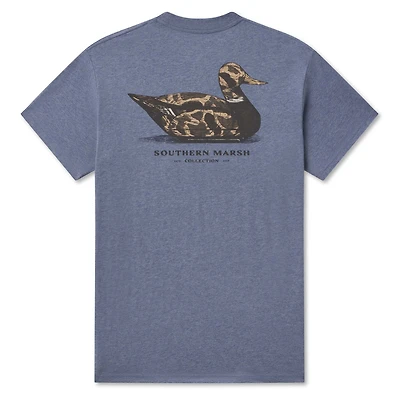 Vintage Duck Decoy Short Sleeve T-Shirt Washed Slate