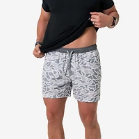 Athletic Shorts White Camo