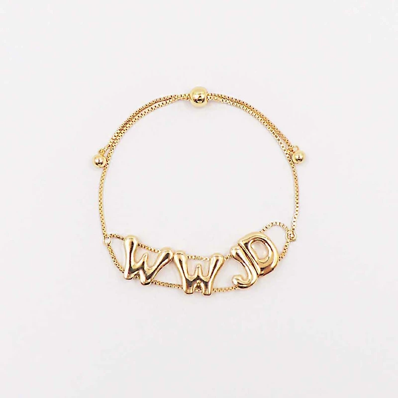 WWJD Bubble Bracelet