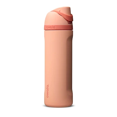 FreeSip® 24oz Stainless Steel Water Bottle in Peach of Mind