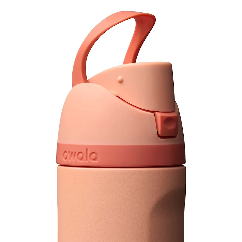 FreeSip® 24oz Stainless Steel Water Bottle in Peach of Mind