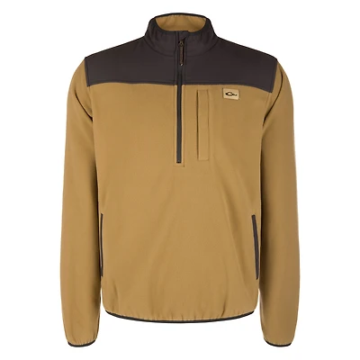 Men's Camp Fleece Quarter Zip Pullover Field Khaki
