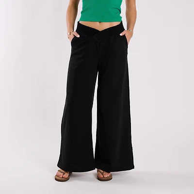 V Waist Wide Leg Lounge Pants