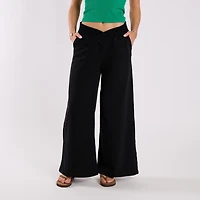 V Waist Wide Leg Lounge Pants