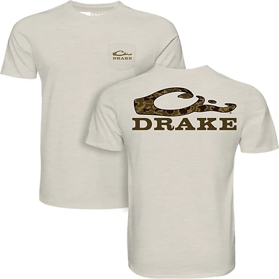 Old School Camo Stacked Logo Short Sleeve T-Shirt