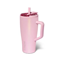 30oz Era Flip Handled Tumbler in Petal Pink Shimmer
