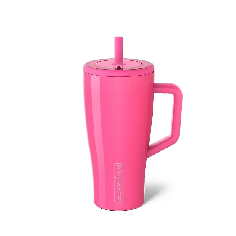 30oz Era Handled Tumbler in Neon Pink