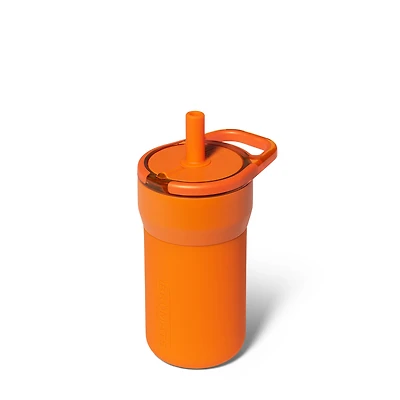 12oz Kid's Leap Straw Tumbler in Clementine