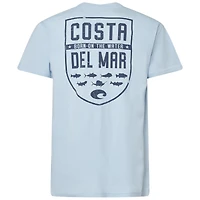 Species Shield Short Sleeve T-Shirt Light Blue