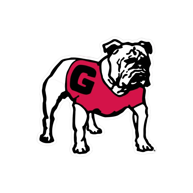 Georgia Bulldogs Standing Bulldog 3 Inch Magnet