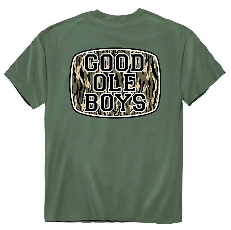 Big Camo Badge Short Sleeve T-Shirt