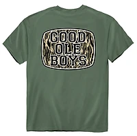 Big Camo Badge Short Sleeve T-Shirt