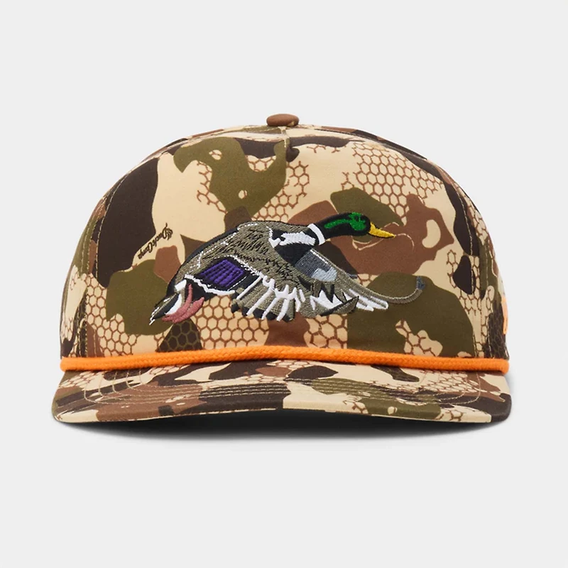 Mallard Rope Snapback in Wetland Camo