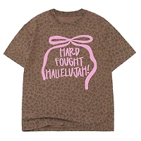 Hard-Fought Cheetah Print Short Sleeve T-Shirt
