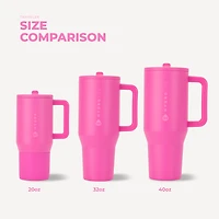 Traveler 32oz Tumbler in Razzle
