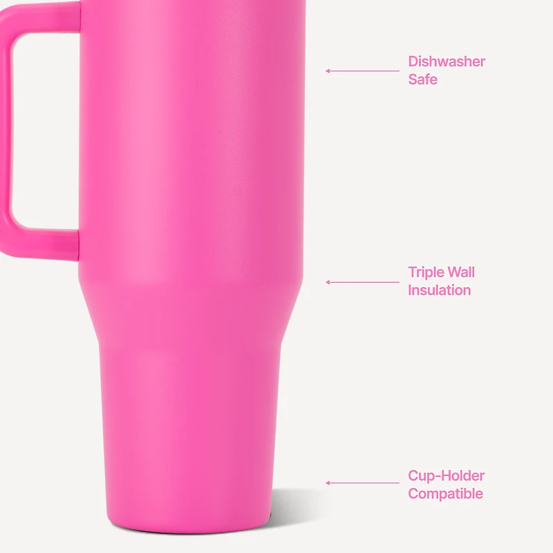 Traveler 32oz Tumbler in Razzle