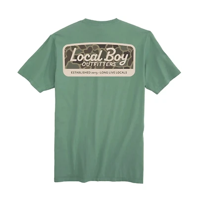 Youth Brush Camo Badge Short Sleeve T-Shirt