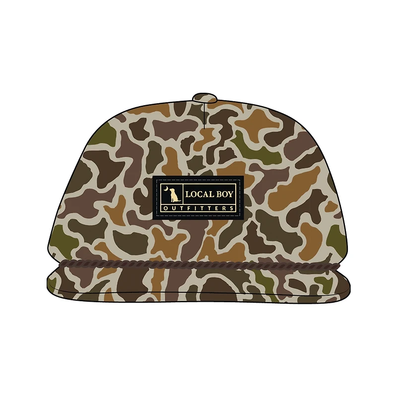 Youth Woven Patch Rope Hat