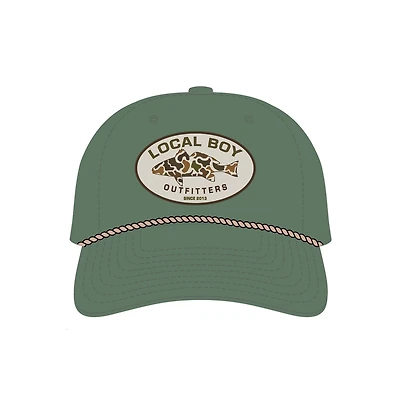 Youth Vintage Redfish Patch Rope Hat
