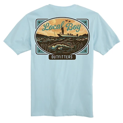 Jon Boat Plate Short Sleeve T-Shirt