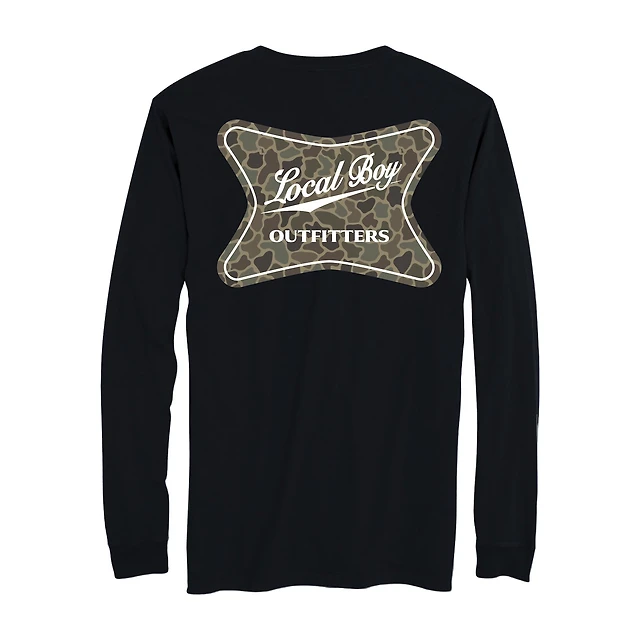 Brush Camo High Badge Long Sleeve T-Shirt