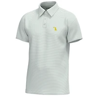 Driftwood Striped Polo Pale Sage