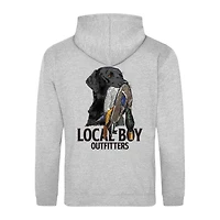 Feathered Fetch Hoodie Heather Grey