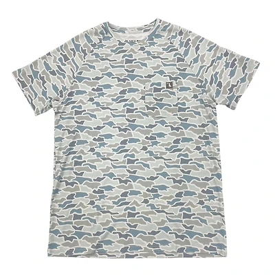 Heather Blend Crewneck Short Sleeve T-Shirt Cool Oak Camo