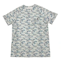 Heather Blend Crewneck Short Sleeve T-Shirt Cool Oak Camo