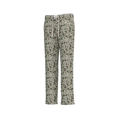 Youth Dog and Moon Camo Pajama Pants