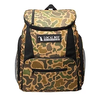Old School Camo Backpack Cooler