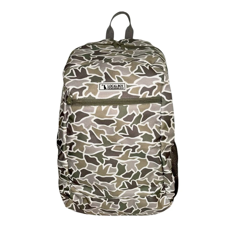 Printed Backpack in Duck Camo