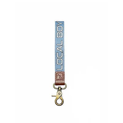 Blue Classic Logo Wrist Lanyard