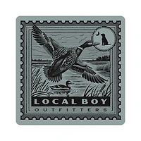 Mallard In Flight Stamp Decal