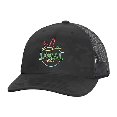 Neon Duck Logo Multi Camo Hat