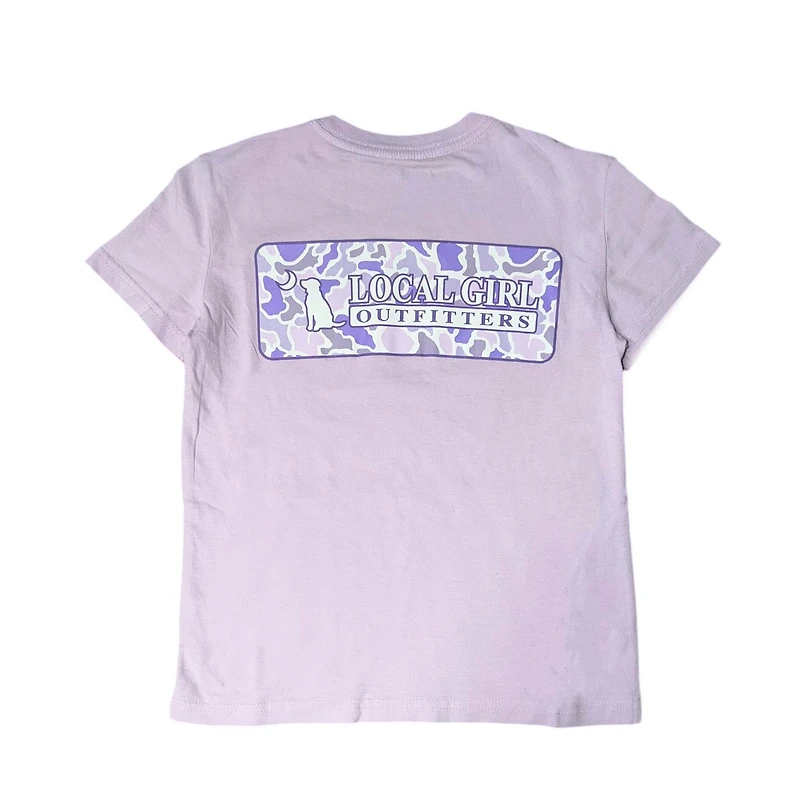 Youth Bluff Plate Short Sleeve T-Shirt Orchid